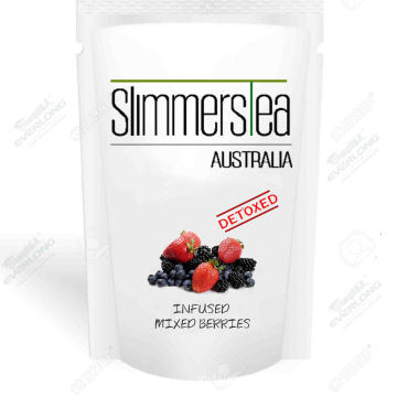 100% Organic Herbal Detox Tea Slimming Tea Weight Loss Tea Slimmers Tea (Mixed Berries Flavor)